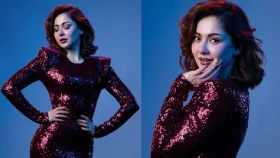 গ্ল্যামারাস লুকে ঝড় তুললেন হানিয়া আমির