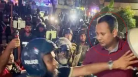 মেরুন টিশার্ট পরা সেই ব্যক্তির পরিচয় মিলেছে, জানালেন রাশেদ