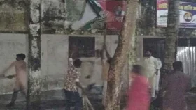ময়মনসিংহে জাতীয় পার্টির অফিস ভাঙচুর