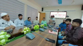 চলনবিলে নৌকাবাইচ উপলক্ষে গুরুদাসপুরে আইনশৃঙ্খলা সভা 