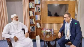 জামায়াত আমিরের সঙ্গে ফিলিস্তিনের রাষ্ট্রদূতের সাক্ষাৎ