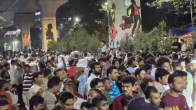 শাহবাগে চলছে শিবিরের বিজয় মিছিলের প্রস্তুতি