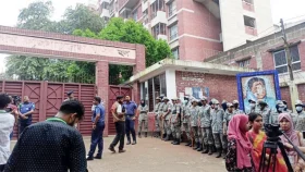 বন্ধ থাকা দুই হলের ভোটগ্রহণ শুরু