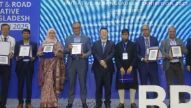 ঢাকায় বেল্ট অ্যান্ড রোড ইনিশিয়েটিভ ইন বাংলাদেশ এক্সিবিশন উদ্বোধন