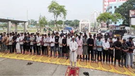 চৌদ্দগ্রামে ১৩ বছর পর কমিটি, ছাত্রদলের শোকরানা নামাজ