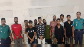 মোহাম্মদপুরে পুলিশের বিশেষ অভিযান, গ্রেপ্তার ১০