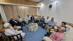 জামায়াত আমিরের সঙ্গে শীর্ষ শিল্প মালিক প্রতিনিধিদের সাক্ষাৎ