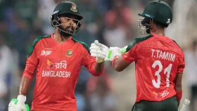 সাইফের ব্যাটে র‌্যাঙ্কিংয়ে লাফ, স্পিনে উন্নতি রিশাদের