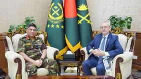 সেনাপ্রধানের সঙ্গে ইইউ রাষ্ট্রদূতের সৌজন্য সাক্ষাৎ