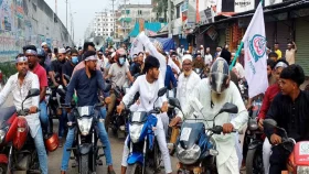 মির্জাপুরে জামায়াতের মোটরসাইকেল শোভাযাত্রা