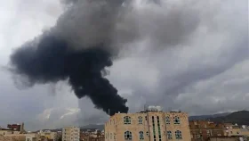 হুথি নেতার ভাষণের মাঝেই ইসরায়েলের বিমান হামলা