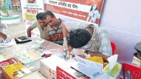 লক্ষ্মীপুরে ঋষি সুশ্রুত ফ্রি ব্লাড গ্রুপ ক্যাম্প অনুষ্ঠিত