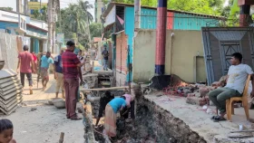 ভৈরবে গ্যাস লিকেজ থেকে অগ্নিকাণ্ড, ৩ ঘণ্টা পর সরবরাহ চালু