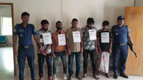 ঢাকা-বরিশাল মহাসড়কে ডাকাত দলের ১৩ সদস্য গ্রেপ্তার