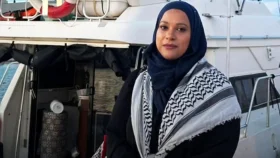 গাজামুখী ফ্লোটিলায় বাংলাদেশি বংশোদ্ভূত রুহি লোরেন