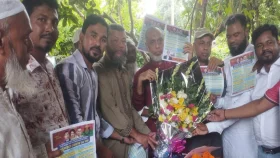 সোনারগাঁওয়ে বিএনপি মনোনয়ন প্রত্যাশী মুজাহিদকে কৃষকদলের শুভেচ্ছা