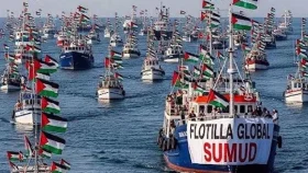 ফ্লোটিলার সদস্যদের আটকে বাংলাদেশের নিন্দা