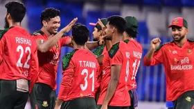 নাটকীয়তা ছড়ানো ম্যাচে হাসলো বাংলাদেশ