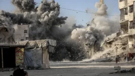 গাজায় ধ্বংসস্তূপে অবিস্ফোরিত বোমায় মৃত্যুফাঁদ