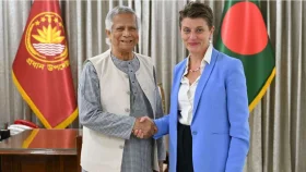 প্রধান উপদেষ্টার সঙ্গে গুইন লুইসের বিদায়ী সাক্ষাৎ