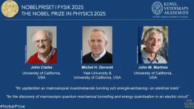 পদার্থবিজ্ঞানে নোবেল পেলেন ৩ মার্কিন বিজ্ঞানী