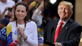 ট্রাম্পকে শান্তি পুরস্কার উৎসর্গ করলেন মারিয়া