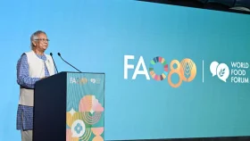 ‘১৭ কোটি মানুষের খাদ্যের যোগান ও ১৩ লাখ রোহিঙ্গাকে আশ্রয় দিচ্ছি’