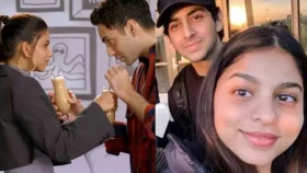 বন্ধুত্ব না প্রেম? অমিতাভ নাতি ও শাহরুখ কন্যার ভিডিও ভাইরাল