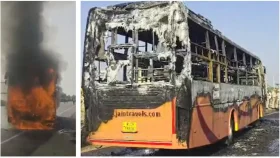 ভারতে বাসে আগুন, পুড়ে মারা গেলেন ১৯ যাত্রী