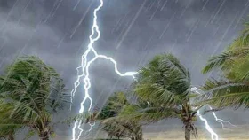 যেসব অঞ্চলে বজ্রসহ বৃষ্টি হতে পারে 