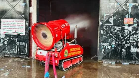 বিমানবন্দরের আগুন নিয়ন্ত্রণে ফায়ারফাইটিং রোবটের ব্যবহার