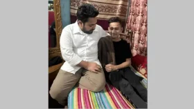 কৃত্রিম হাত খুলে যাওয়া আতিকুলের বাসায় নাহিদ ইসলাম