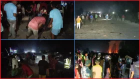 রাতে টর্চ লাইট জ্বালিয়ে ব্রাহ্মণবাড়িয়ায় সংঘর্ষ, আহত ৩০