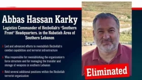 হিজবুল্লাহ কমান্ডার কার্কিকে হত্যার দাবি ইসরায়েলের