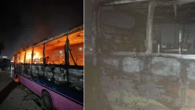 গাজীপুরে এক রাতে ৩ বাসে আগুন