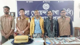 ডাকাতির প্রস্তুতিকালে দেশীয় অস্ত্রসহ আটক ২ 