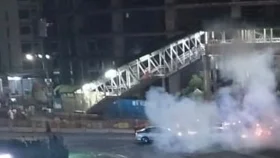 কারওয়ান বাজার মেট্রো স্টেশনের নিচে ককটেল বিস্ফোরণ