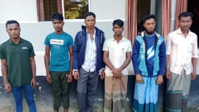 বান্দরবানে ৬ মিয়ানমার নাগরিক আটক