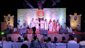 ঢাবিতে আদি নববর্ষ উৎসব উদযাপন