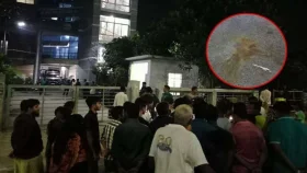 রাজধানীর পল্লবী থানার সামনে ৩ ককটেল বিস্ফোরণ