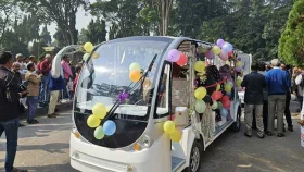 রাবিতে ই-কার সেবা চালু, ৫ টাকায় ক্যাম্পাস ভ্রমণের সুযোগ