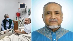জামায়াতের ডা: তাহেরকে দেখতে হাসপাতালে গেলেন মির্জা ফখরুল 