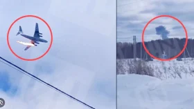 রুশ সামরিক কার্গো বিমান বিধ্বস্ত, নিহত ৭