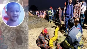 ১৩ ঘণ্টায়ও উদ্ধার হয়নি ৩৫ ফুট গর্তে পড়ে যাওয়া শিশুটি