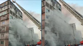 কেরানীগঞ্জে বহুতল ভবনে আগুন, ৪২ জন উদ্ধার