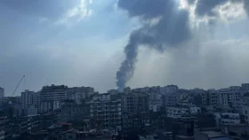 লালবাগে গোডাউনে আগুন, নিয়ন্ত্রণে ১১ ইউনিট