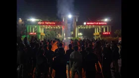 ওসমান হাদির হত্যার বিচার চেয়ে ঢাকা-কুয়াকাটা মহাসড়ক অবরোধ