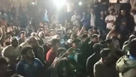 হাদিকে হত্যার প্রতিবাদে চট্টগ্রামে ভারতীয় সহকারী হাইকমিশনের সামনে অবস্থান