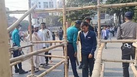 হাদির জানাজা: মানিক মিয়া অ্যাভিনিউতে বাড়ছে জনসমাগম