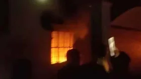 বিটিভির মহাপরিচালকের বাসভবনে অগ্নিসংযোগ